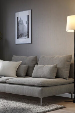 Modern Uplighter Corner Floor Lamp with Switch