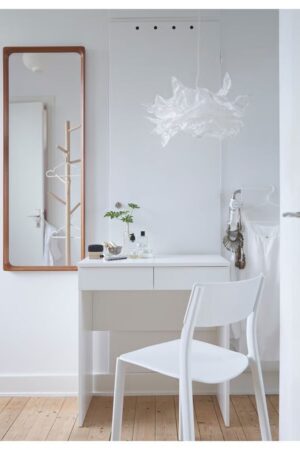 Dressing Table with Mirror White