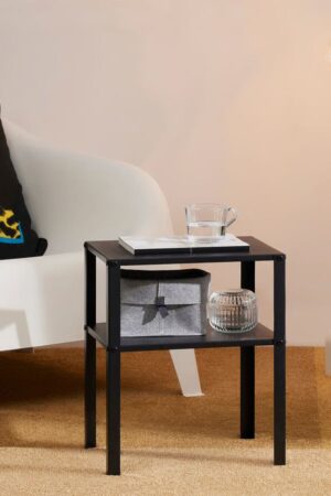 Bedside Steel Metal Table Small size