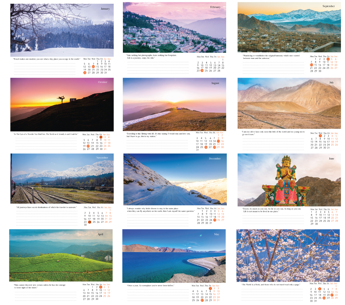 2026 Simplypush New Year Travel Calendar - Image 4