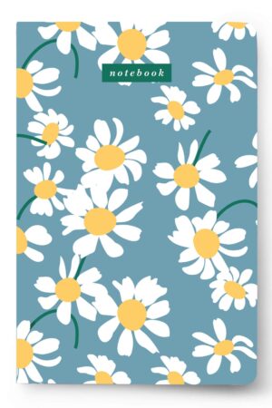 A5 Notebook | Plain Pages with Ribbon Bookmark & Ballpoint Pen | 144 pages