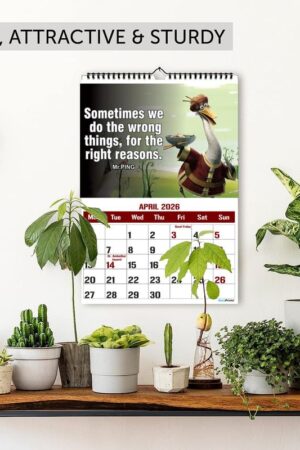 2026 Life quote Wall Calendar