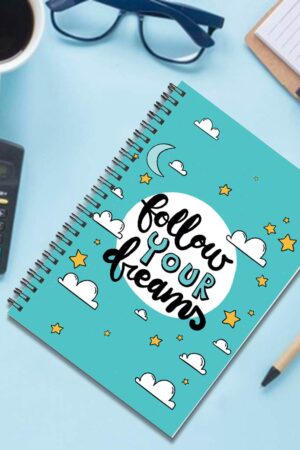 A5 Hard bound Size (6 by 9 inch) Notebook Diary, Ruled | 200 pages