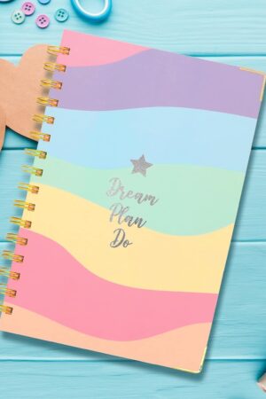 A5 Undated Planner, Metal Corners I Plan your day, To do List |  192 Ruled Pages