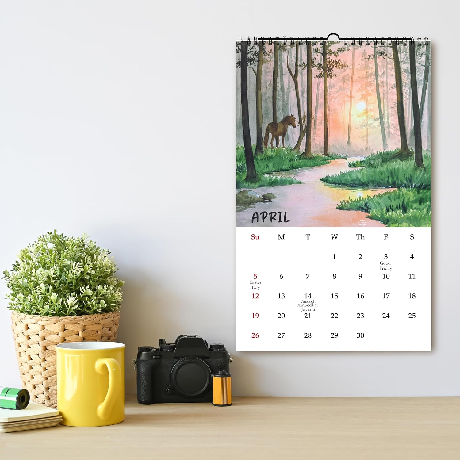 2026 Calendar with Travel Painting - Image 6