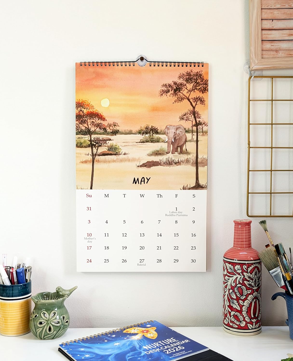2026 Calendar with Travel Painting - Image 7