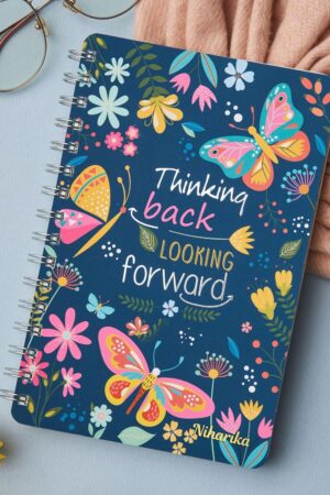 A5 Wiro Bound Hard Cover,100+ Stickers, Yearly, Monthly & Daily Planner with Activity Pages, Tear-Away Note & Quote Cards, To-Do Lists | 216 Ruled Pages
