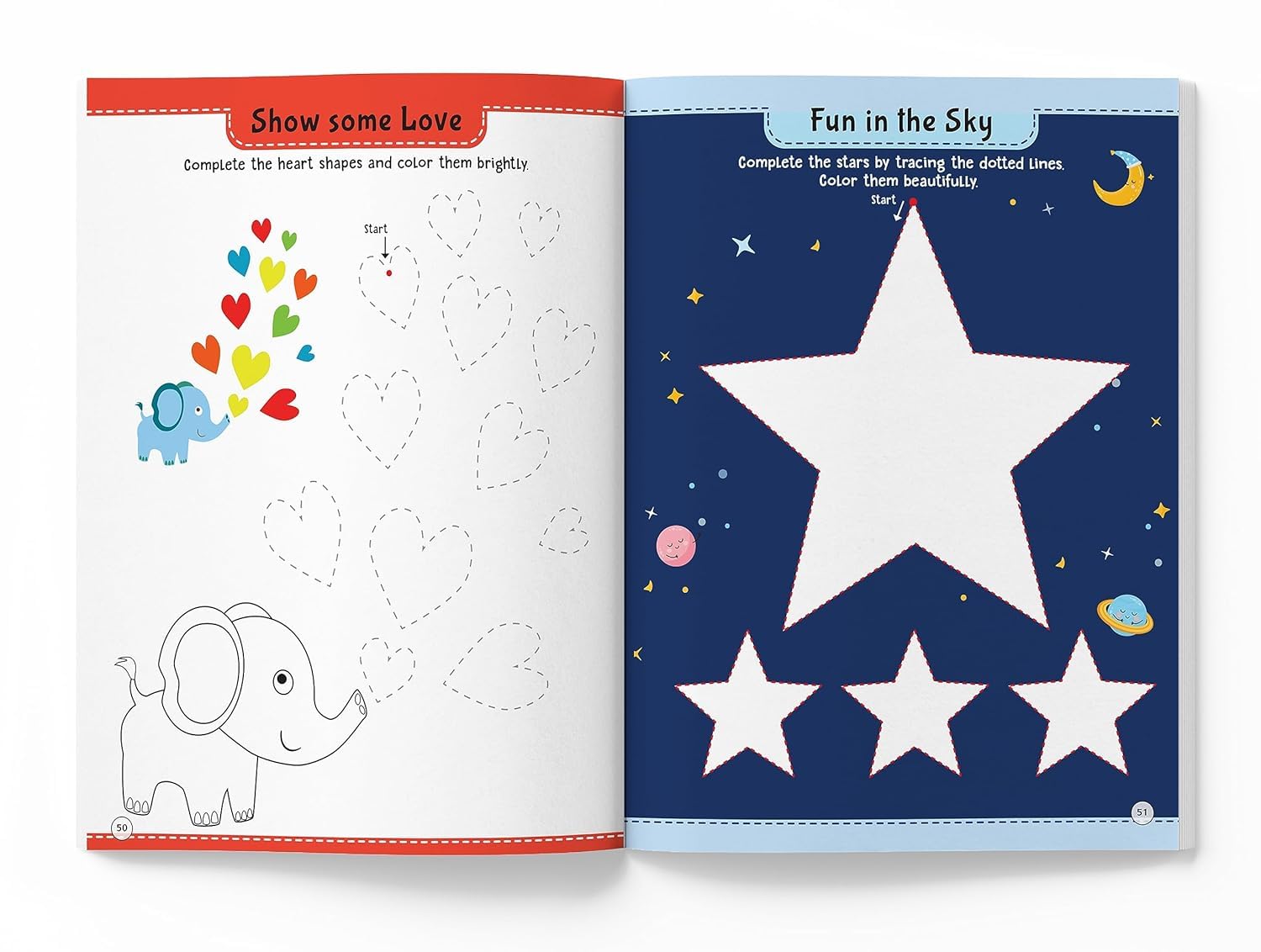 101 Pencil Control Activity Book For Kids: Tracing Practise Book | Age 2+ and up - Image 2